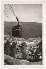 LA FUNIVIA SULL'ALPE DI SIUSI - BOLZANO - VEDUTA DI ORTISEI - VIAGG. 1956 -31894