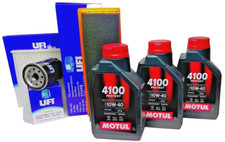 kit filtri ufi 3 litri olio motul 10w40 fiat 500 1.2 benzina gpl fino 2011
