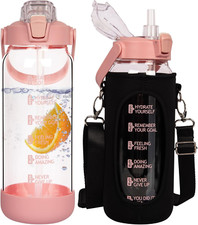 1.5 Litri Borraccia Vetro Con