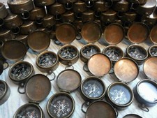 Bussola ottone antico lotto di