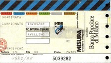 Biglietto stadio Inter vs