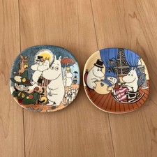 Set piatti illustrazione personaggio Moomin piatti decorativi multicolore nuovi