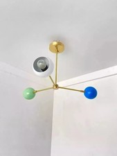 Vintage style arm brass - 3-arm,