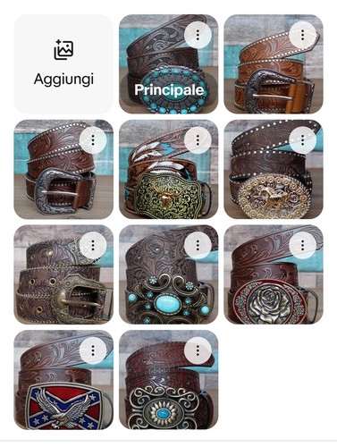 Stock pezzi cinture uomo - 10,