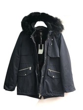 Cappotto Parka Navy Zara Con