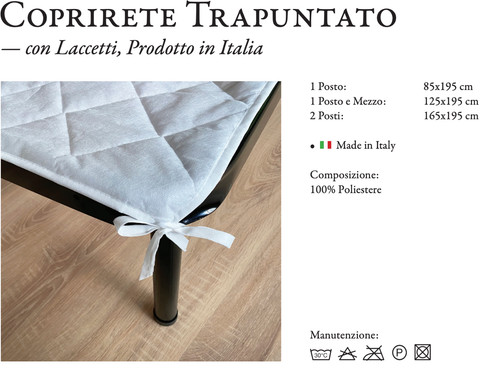 Daltex coprirete trapuntato - -,