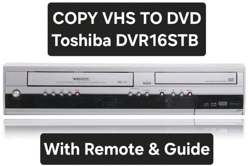 Toshiba vhs dvd recorder - recorder, copia