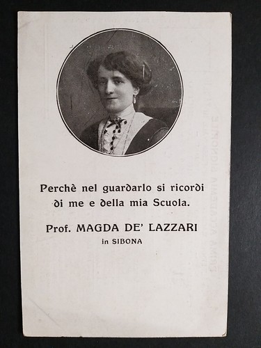 Sibona prof magda - (torino)., prof.