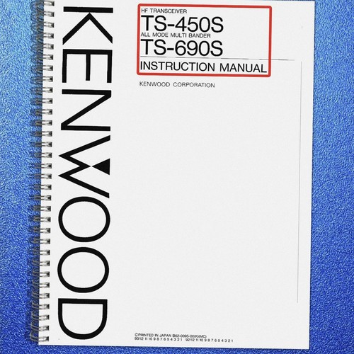 Kenwood 450s 690s user - kenwood, ts-690s