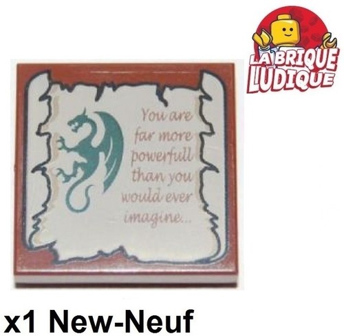 Lego tile decorated 2x2 - decorated,