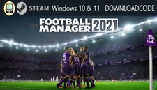 NUOVO PC computer gioco Football Manager 2021 per Windows 10 11 STEAM codice download