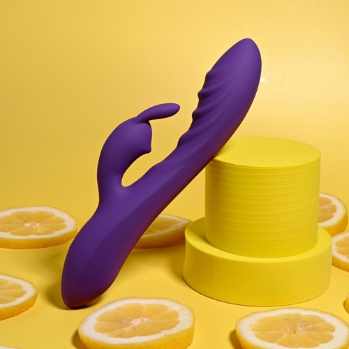 Vibratore rabbit ondulato - ondulato, wavy
