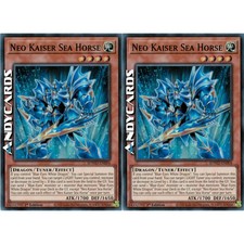 NEO KAISER SEA HORSE 2x (Neo Kaiser Cavalluccio Marino) Super R SDWD EN004 • 1Ed
