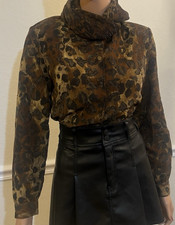 Vintage 80s Leopard Print