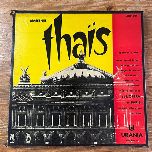 Massenet thaïs lp record - thaïs,