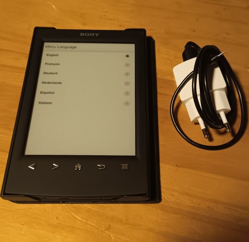 Sony book reader prs - reader, con