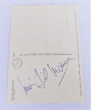 Autografo MARIO DEL MONACO Tenore - Cartolina TORRE DEL LAGO Fotografia signed 