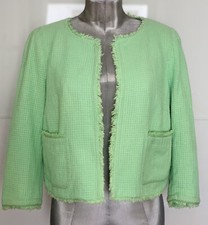 Giacca Corta Zara Donna Tg XL Verde Acqua