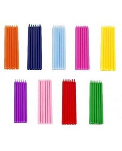 Candeline 24cm glitter - 6,