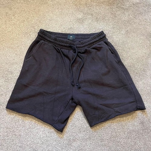 Pantaloncino felpato nero - h&m,
