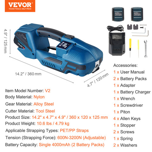 Vevor reggiatrice elettrica - vevor,