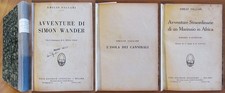 Salgari AVVENTURE DI SIMON WANDER + UN MARINAIO IN AFRICA - Ed. Sonzogno, 1931*