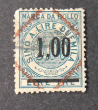 ITALIA,ITALY REGNO Marca da Bollo 1 valore da 1 lira su tre lire USED