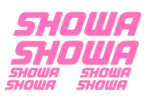 Adesivi showa rosa 6pz - showa,