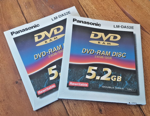 Dischi dvd ram panasonic 2 - dischi, 5,2