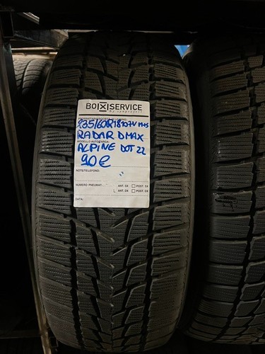 Gomme radar dmax - gomme, alpine