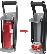 Schiaccia Lattine Montato a Parete Frantoio per Lattine Con Comoda Leva Compatta