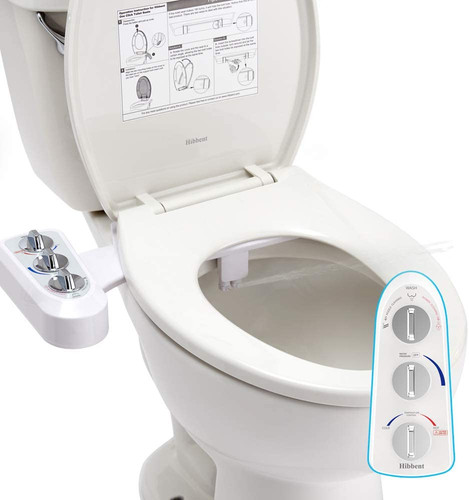 Bidet attachment for toilet - for,