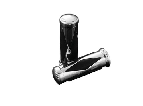 Manopole cromate inserti gomma
