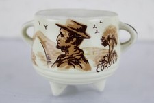 Soprammobile in Ceramica PORTIGLIOLO Souvenir CORSICA da Collezione VINTAGE Arte