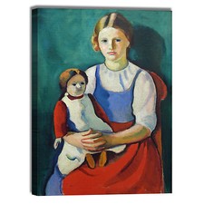 Macke ragazza bionda con