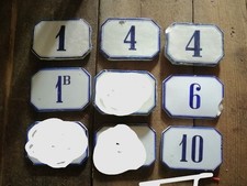 Numeri Civici Ceramiche Galvani Pordenone dipinti a mano USATI