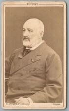 CDV 1870 Adolphe Alphand Ingénieur Espace verts Square Jardin de Paris Haussmann