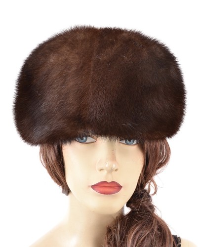 Z518 cappello visone berretto - visone,