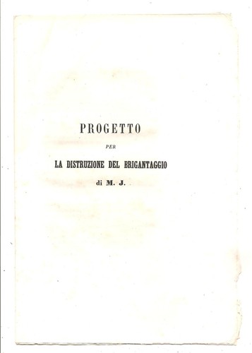 Progetto per distruzione - per,