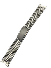 NOS Bracciale Acciaio Inox Anse 18mm per Seiko worldtime 6217-7000 5717-8990