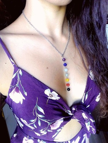 Collana chakra pietre - in,