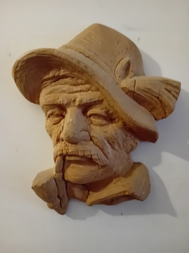 Insegna targa legno intagliato
