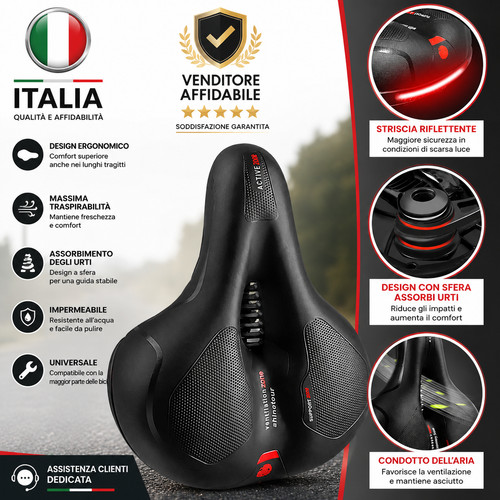 Sella sellino bici comoda - sellino,