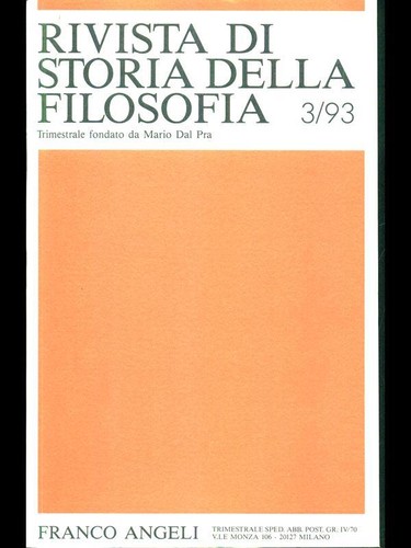 Rivista storia della - rivista,