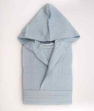 Accappatoio Puro Cotone a Nido d'ape con Cappuccio Tg XXL Sky - Ape Elite