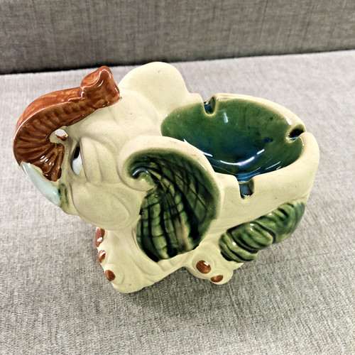 Posacenere elefante ceramica