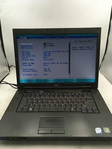 Dell vostro 1510 boot - 1510,
