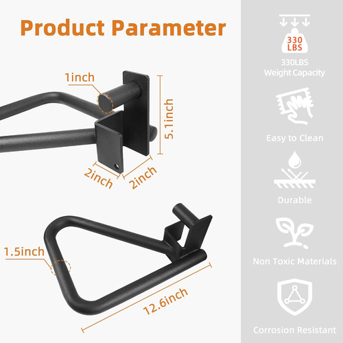 Dip bar attacco squat rack - dip,