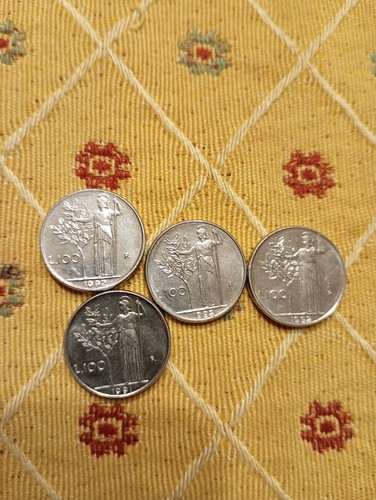 100 lire piccole - lire, repubblica