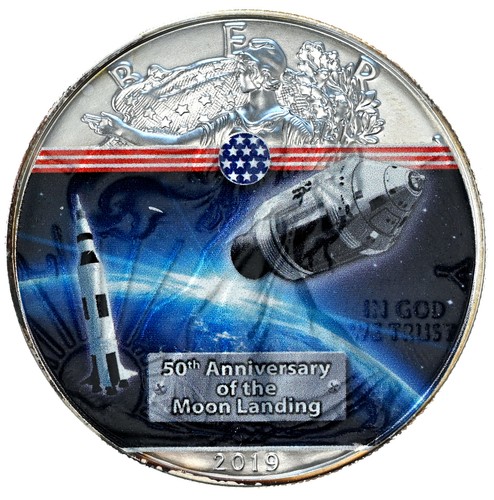 2019 silver eagle 50th - silver, '50th